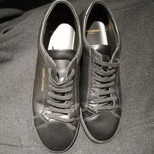 ANDY SNEAKERS IN LEATHER Saint Laurent